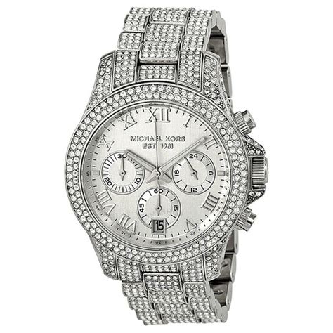 Michael Kors Ladies Watch MK5718 Layton Chronograph Pave 